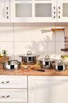 Emsan Valeria 8 Piece Steel Cookware Set 1