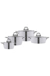 Emsan Valeria 8 Piece Steel Cookware Set 2