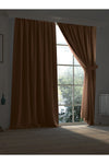 Selerteks Home Brown Blackout Sunproof Curtain 3