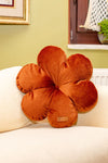 Rayda Home Decorative Cinnamon Color Velvet Flower Pillow 42*42 Cm 1