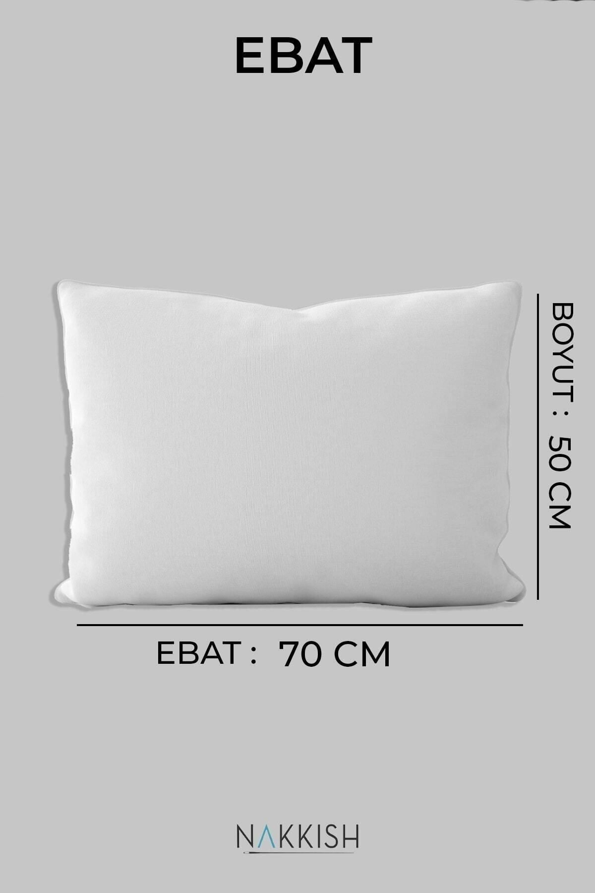 Nakkısh 4 Pieces Antiallergic Washable Silicone Pillow 2