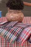 By Ballı Biocotton 5-Piece Tablecloth & Picnic Blanket & Table Cover Checkered Pattern 140x140 Cm 2