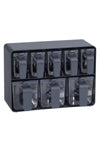 Herevin Eight-Piece Spice Rack Set Gray 1