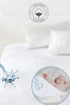 Ladylina Home 100% Cotton Waterproof Baby & Child & Single Bed Protector Mattress Cover 1