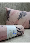 Üntaş Life Salmon Black Feather 100x200 Single Fitted Sheet 1 Piece Pillowcase 1