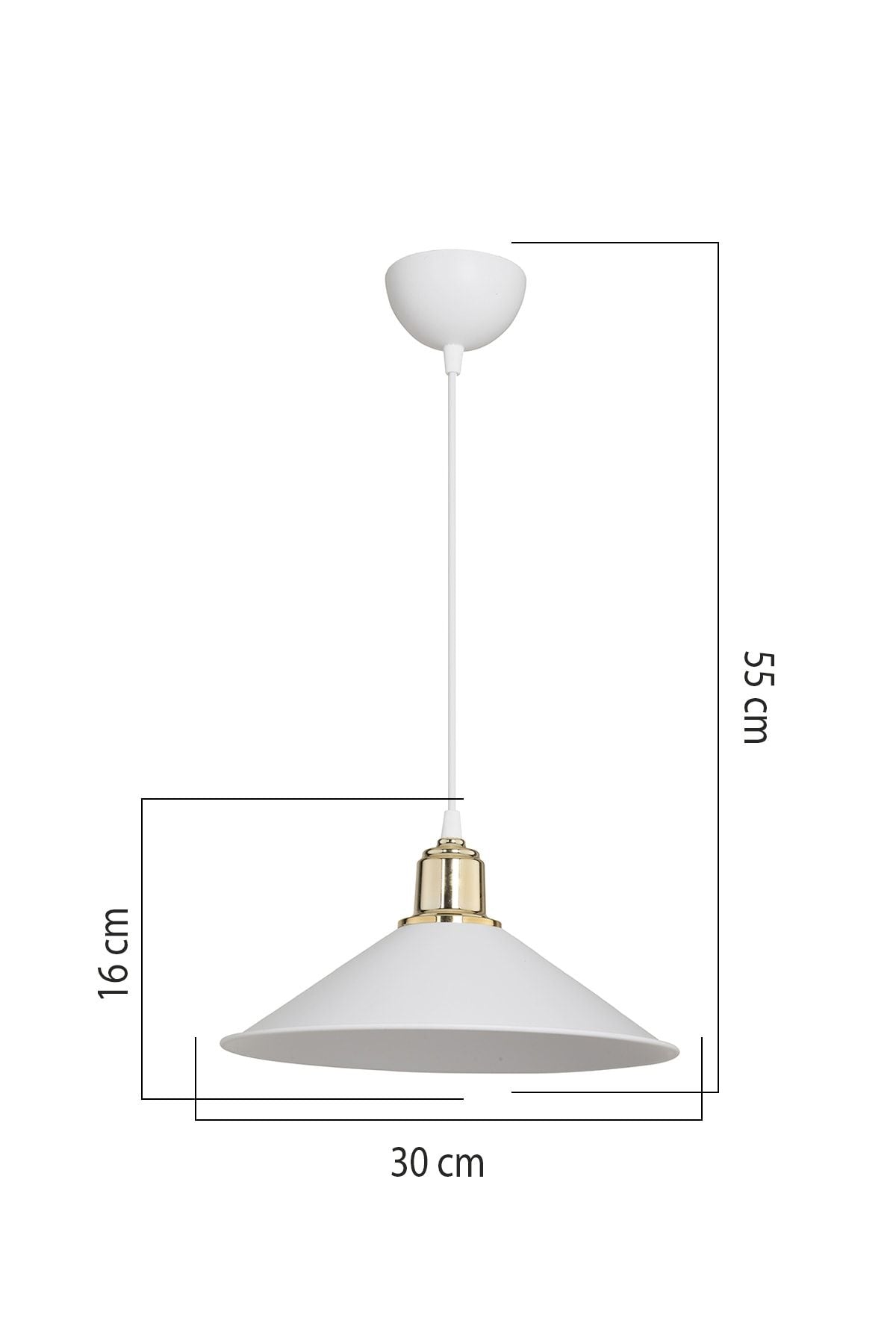 AG LightDesign White Pendant Lamp for Living Room Kitchen Hallway Bedroom 4