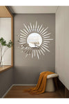 Ata Pleksi Decorative Sun Decor Mirror Plexiglass Silver Mirrored Wall Decor 1