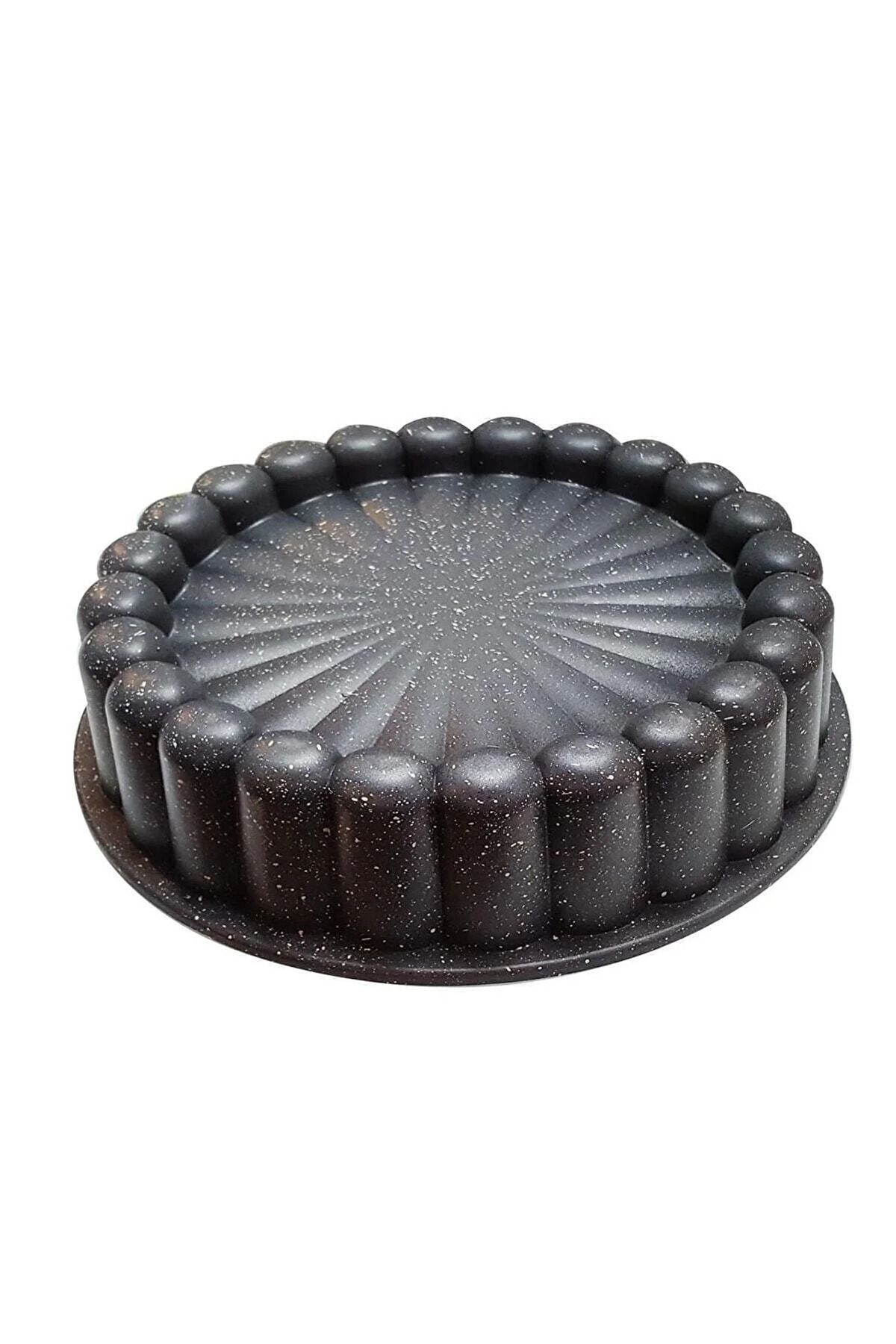 Umut Granite Cast 26cm Tart Mold Black Fluted Pie Mold Cake Mold 4