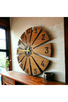 AA Shop Wooden Walnut Furniture Color Patterned Gift Silent Wall Clock 50cm 1