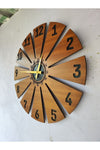 AA Shop Wooden Walnut Furniture Color Patterned Gift Silent Wall Clock 50cm 2