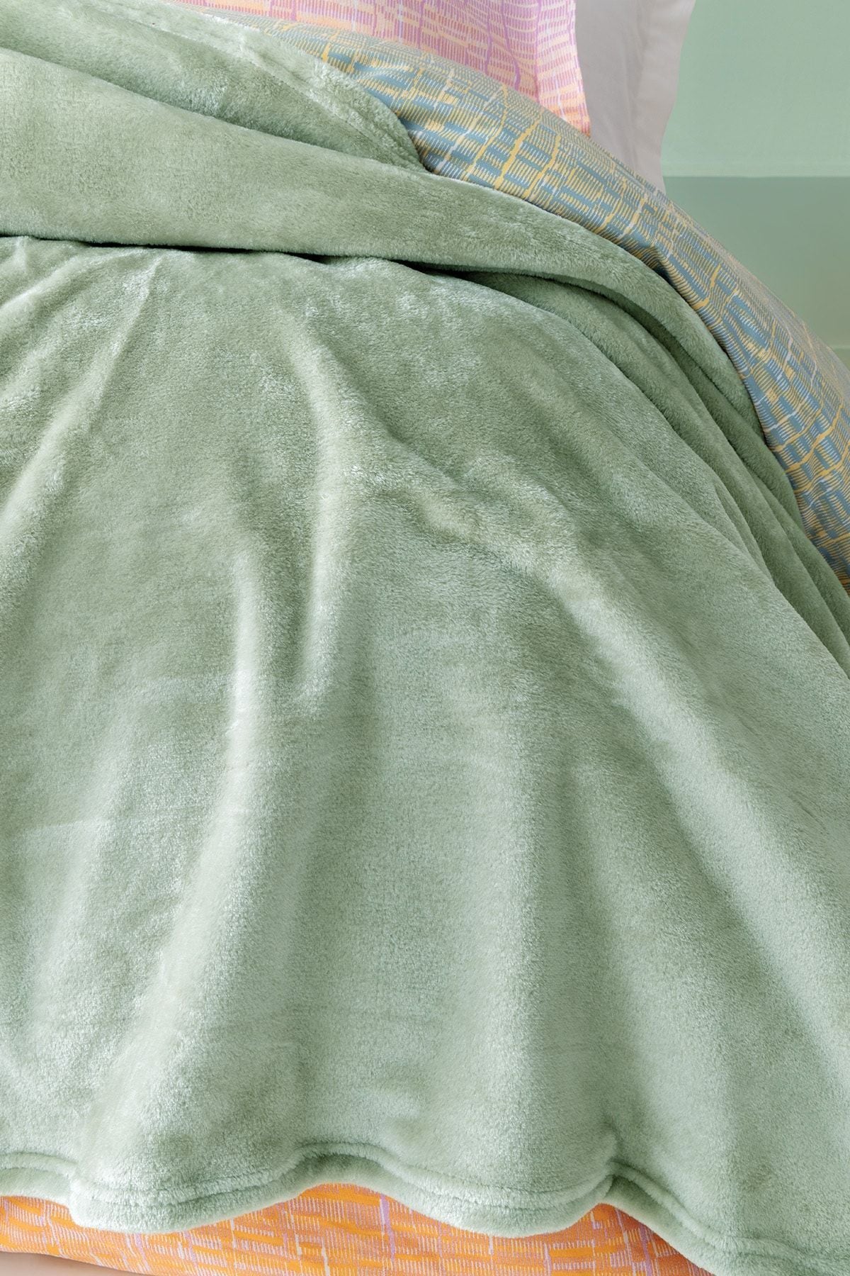 Yatas Olenna Double Wellsoft Blanket - Sage 2