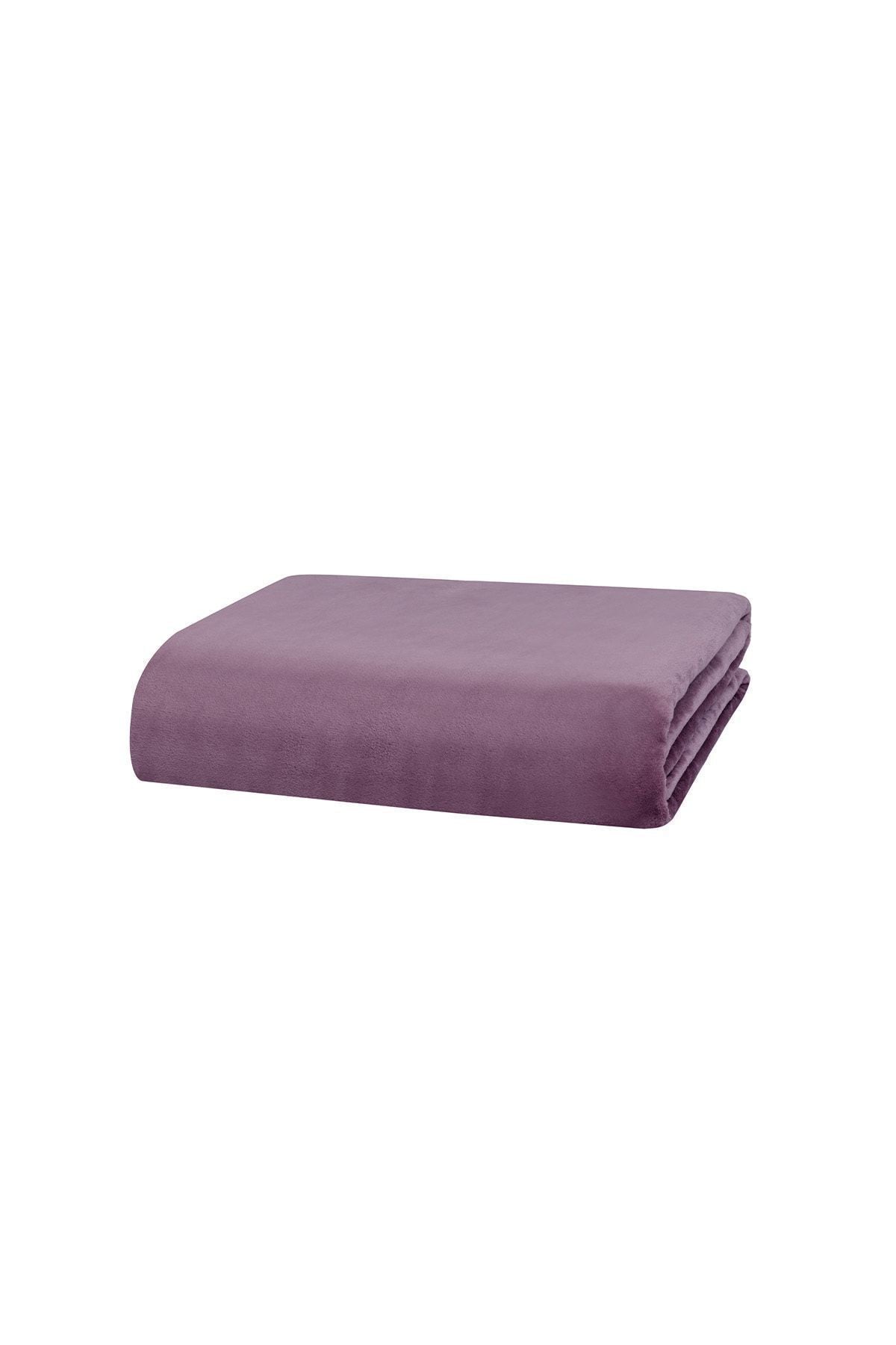 Yataş Olenna Double Wellsoft Blanket - Ash Purple 3