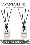 Kdr Natural 2-Pack White Soap Reed Diffuser 2x50ml 1