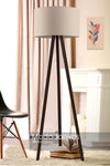 Modacanvas Mdf Floor Lamp - Cream/Brown 1