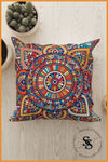 Saso Patchwork Mandala Patterned Digital Printed Pillow Cover 4