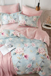 Always Fitted Sheet Double-Sided Single Duvet Cover Set 1