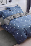 Always Fitted Sheet Double-Sided Single Duvet Cover Set 1