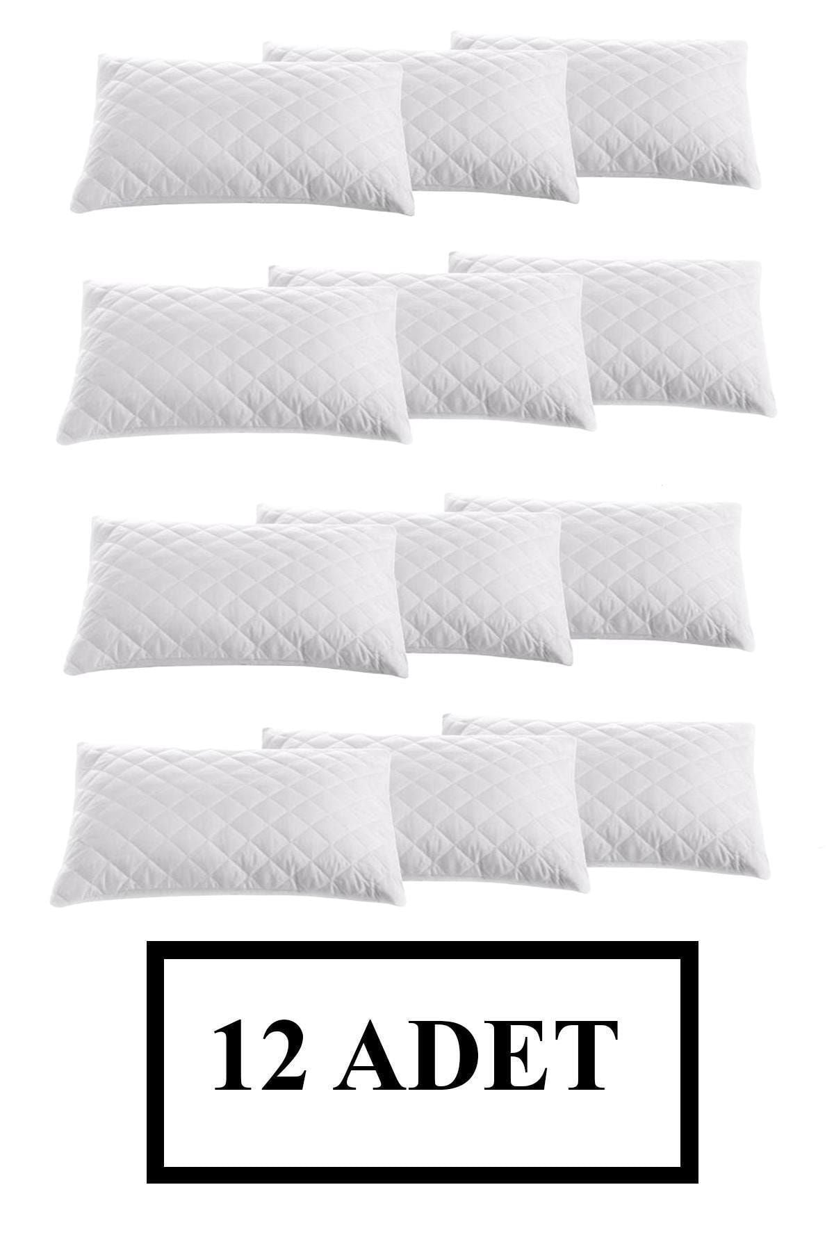 NUTEX 12 Piece Quilted Zippered Pillow Protector 50x70 cm 1