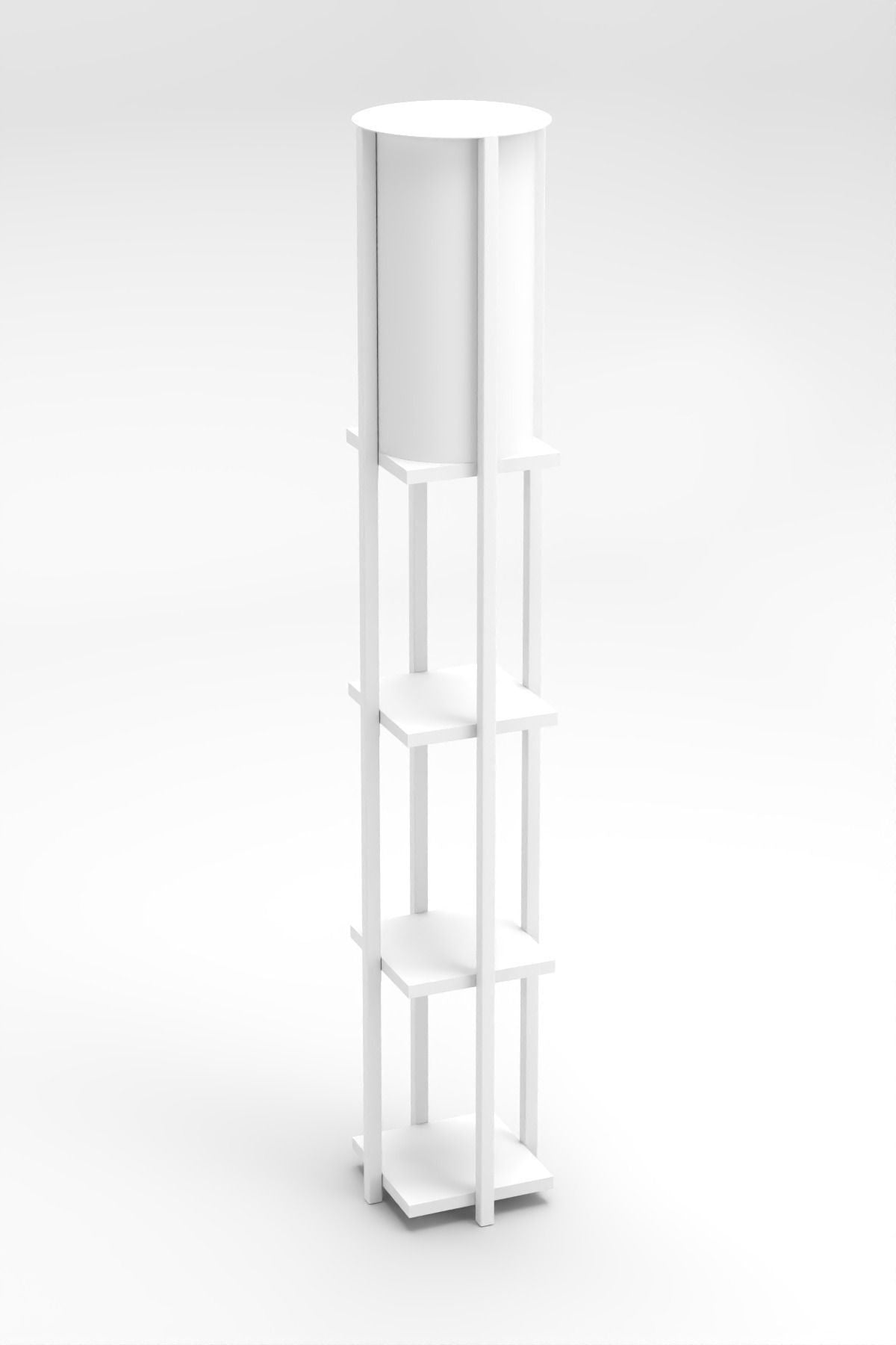 RETOHOME Retodesign Star White Shelf Floor Lamp 4002 4