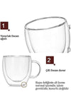 Lilya Home Double-Walled Glass Mug 250 ml 4