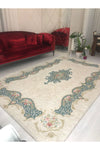 MEKA TEKSTIL Sultan Green Model Silk Velvet Elastic Carpet Cover 2