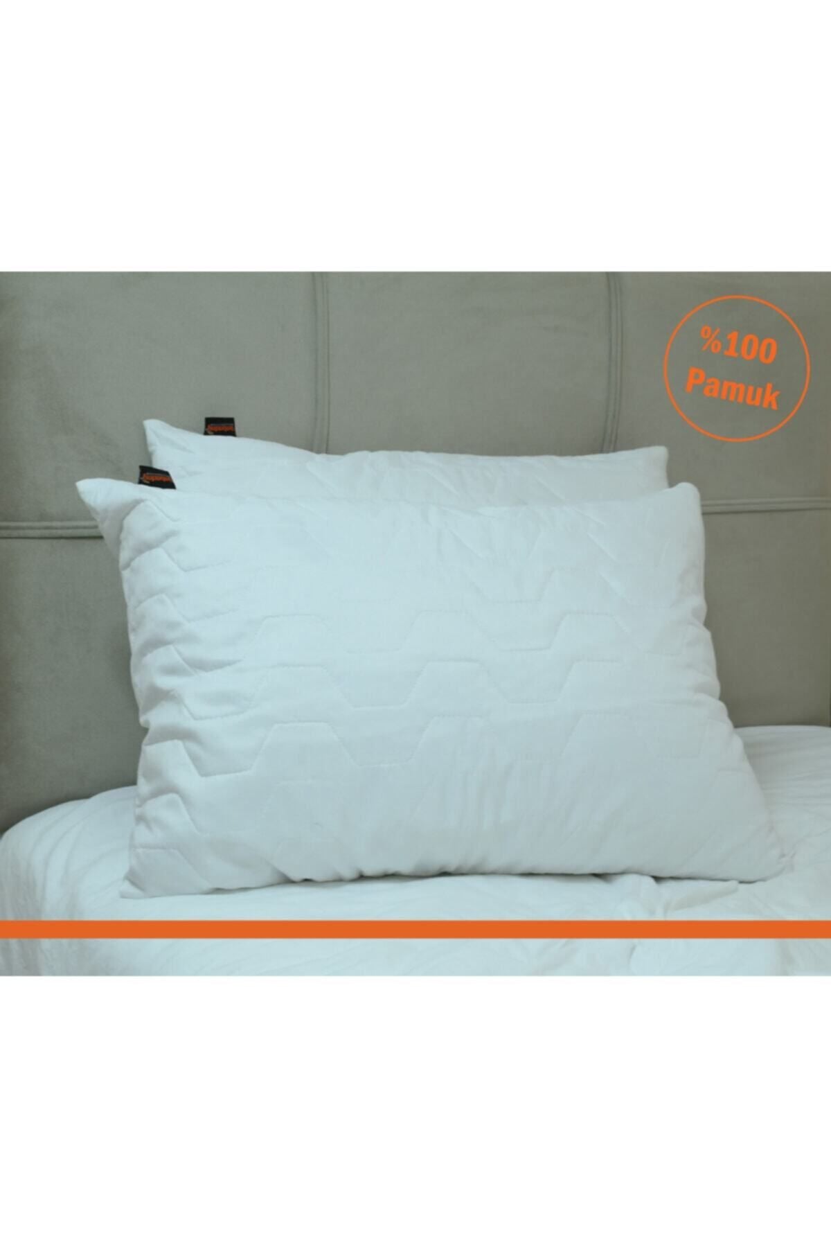 Babadağ Kolleksiyon Cotton Fabric Pillow Protector 2-Pack 2