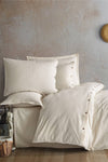 Nordqueen 100% Cotton Double Buttoned Duvet Cover Set 4