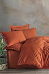 Nordqueen %100 Cotton Double-Sided Buttoned Duvet Cover Set 4