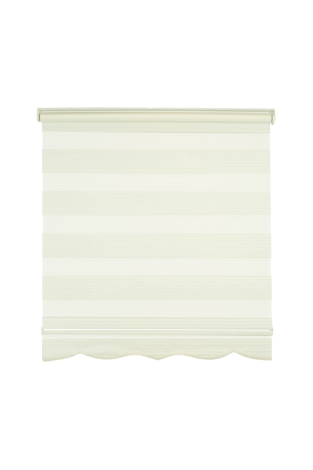 KC Grup Tekstil Brillant 1st Quality White Pleated Zebra Curtain 3