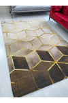 MEKA TEXTILE Coffee Pyramid Model Silk Velvet Elastic Carpet Cover 6