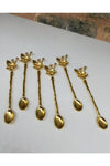 NIL HOME Golden Flower 6-Piece Tea Spoon Set 3