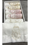 AYHANHOME 6-Piece Lace-Trimmed 30x50 Boxed Kitchen Towel Set 4