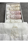 AYHANHOME 6-Piece Lace-Trimmed 30x50 Boxed Kitchen Towel Set 5