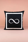 Cango Home Letter Pillow Cover Infinity - 43x43 Cm 1