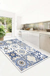 Hülya Home Patterned Digital Print Washable Non-Slip Thin Kitchen Rug 1