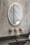 ZTM Konsept Wall Mirror 70x52 Cm Oval White Hallway Corridor Living Room Kitchen Bathroom WC Makeup 4