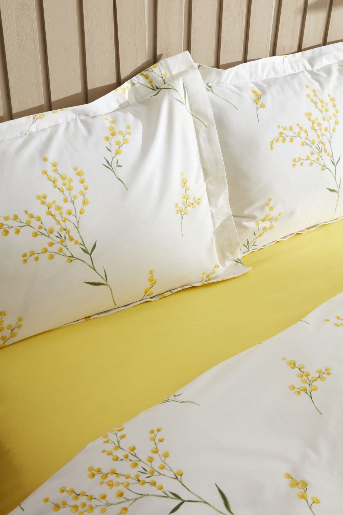 Karaca Home Loretta Yellow 100% Cotton Double Bed Duvet Set 3