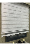 VOLPER MEKANİK 915 Roller Zebra Blind Bamboo Grey Scalloped Edge 4