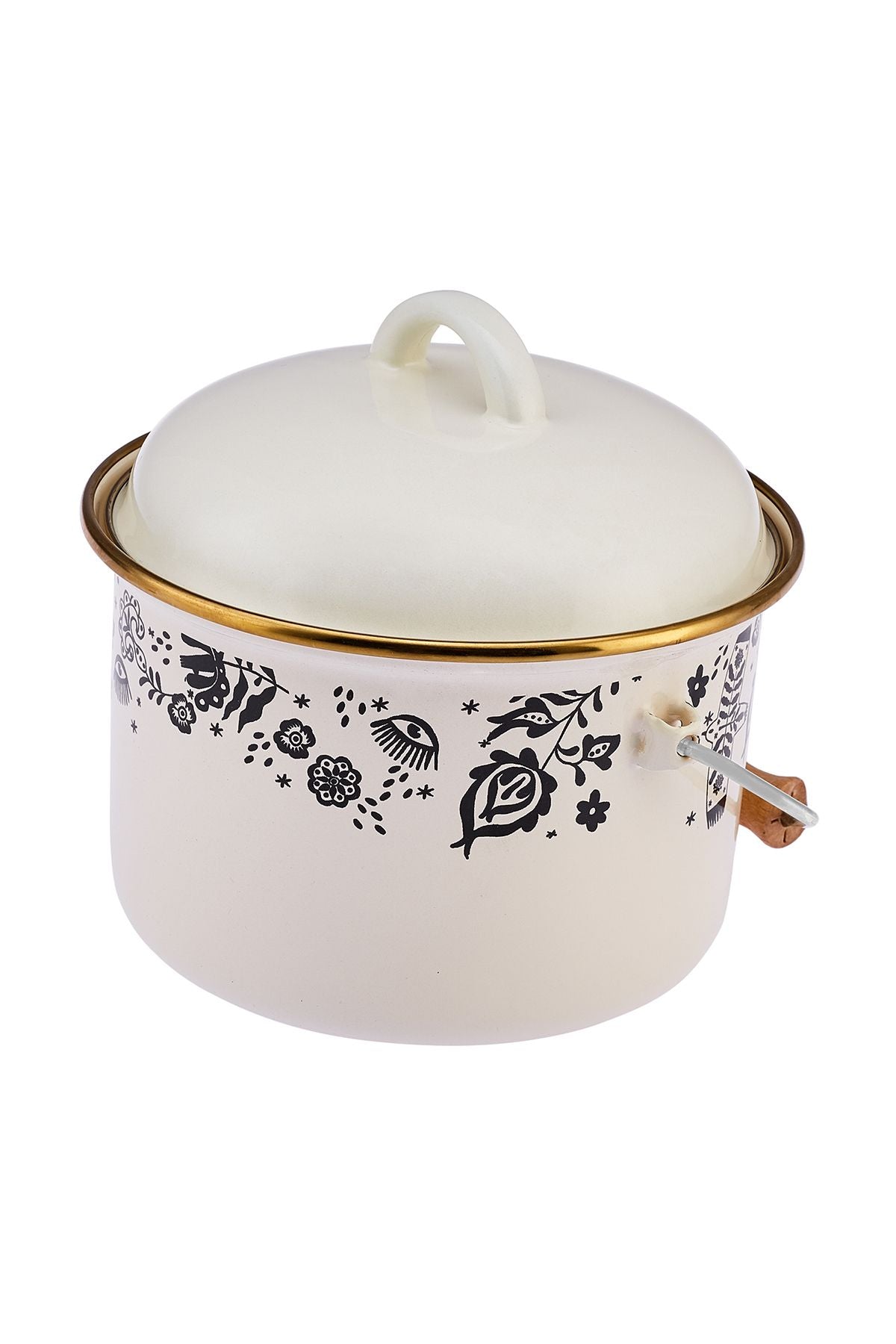 Emsan Artisan Enamel Yogurt Pot 16 cm 3