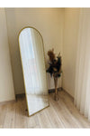 Ersan Dizayn Gold Oval Standing Full-Length Mirror 50x160 2