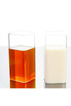 Amentes 2 Pieces Square Glass 350ml Trend Beverage Glass 3