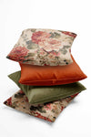 Pilloveland Double-Sided Printed Georgia Patterned 4-Piece Suede Pillow Cover 2