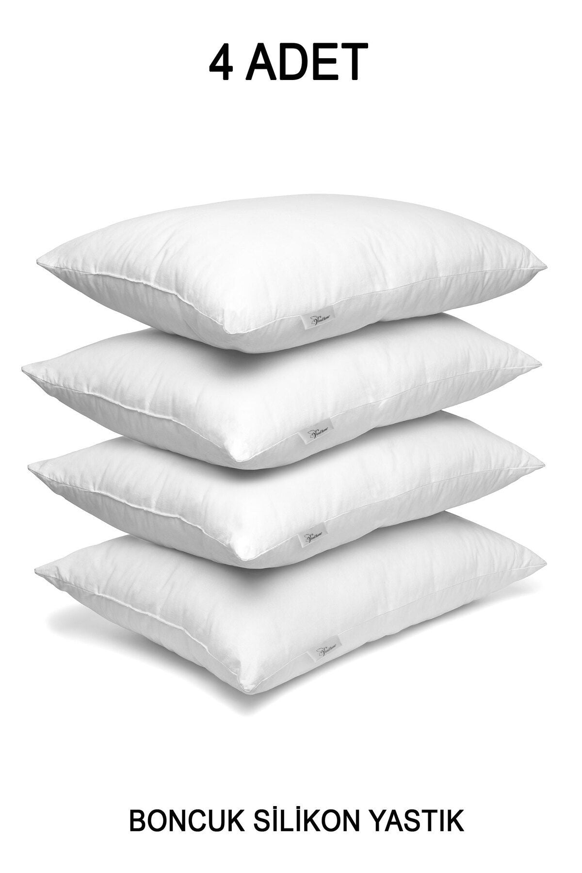 Vionel Home 4-Piece Economic Hotel Pillow, Bead Silicone 50 X 70 1