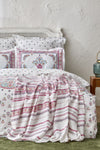 Karaca Home Frame Mint 100% Cotton Double Size Quilt Gifted Duvet Set 3