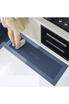 BEYZANA Large Magic Water Absorbent Kitchen And Bathroom Mat Rectangle 118*38 Cm Blue 5