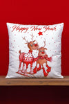 Cango Home Red Christmas Reindeer Patterned Digital Printed 4-Piece Cushion Cover Set 4kmbs323 7