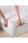 Fushia Quilted Fitted Full Edge Waterproof Mattress Protector Sheet | Single & Double Size 3