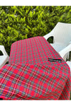 DADA UNIVERSAL Christmas Plaid Pattern Tablecloth, Table Cover, Picnic Blanket, Multi-Purpose Cover 2