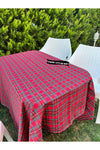 DADA UNIVERSAL Christmas Plaid Pattern Tablecloth, Table Cover, Picnic Blanket, Multi-Purpose Cover 3