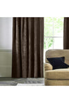 EraHome Velvet Curtain Milk Coffee Single Panel 2